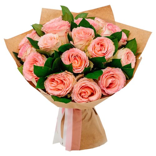 Моно букет «Персики любви»