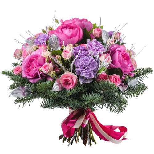 Флористический букет «Зимняя сказка»