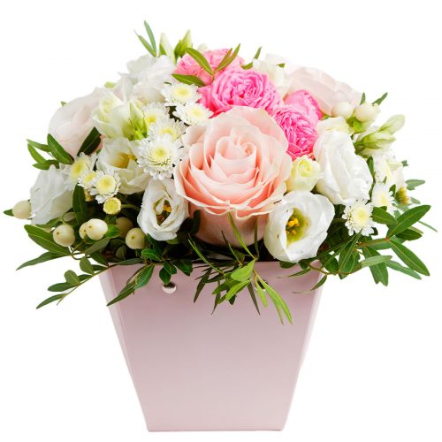 Цветы в коробке «Лунная ночь»