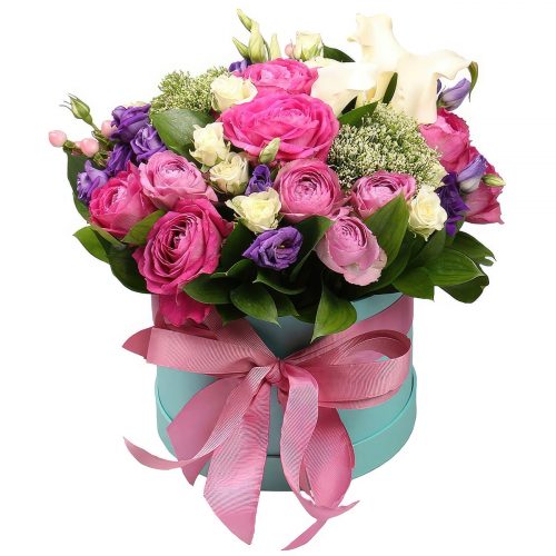 Цветы в коробке «Симфония»
