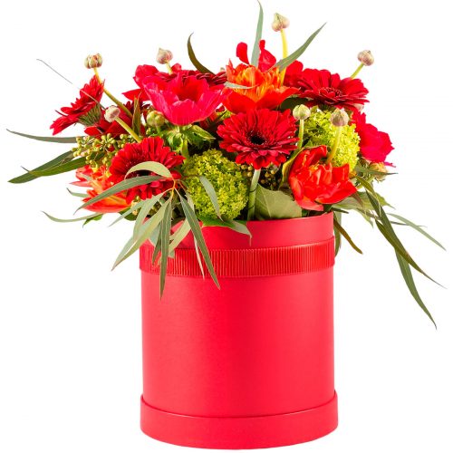 Цветы в коробке «Осенний вихрь»