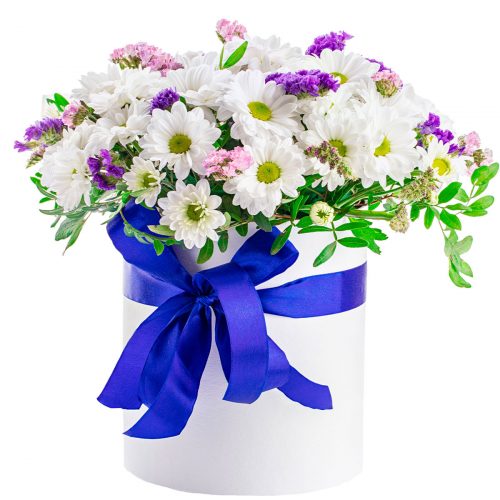 Цветочная композиция «Белоснежная мелодия»