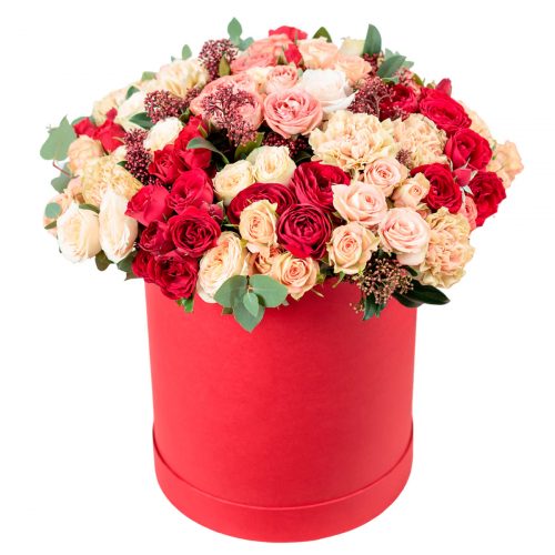 Цветы в коробке «Феерия»