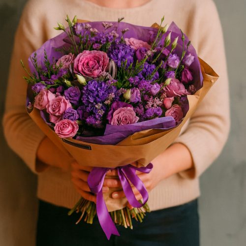 Букет «Фиолетовая гармония»