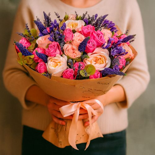 Букет цветов «Кристальная симфония»