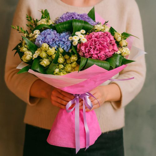 Букет цветов «Цветочный уют»