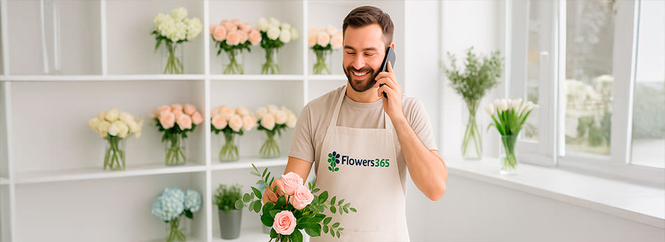 Доставка цветов по номеру телефона